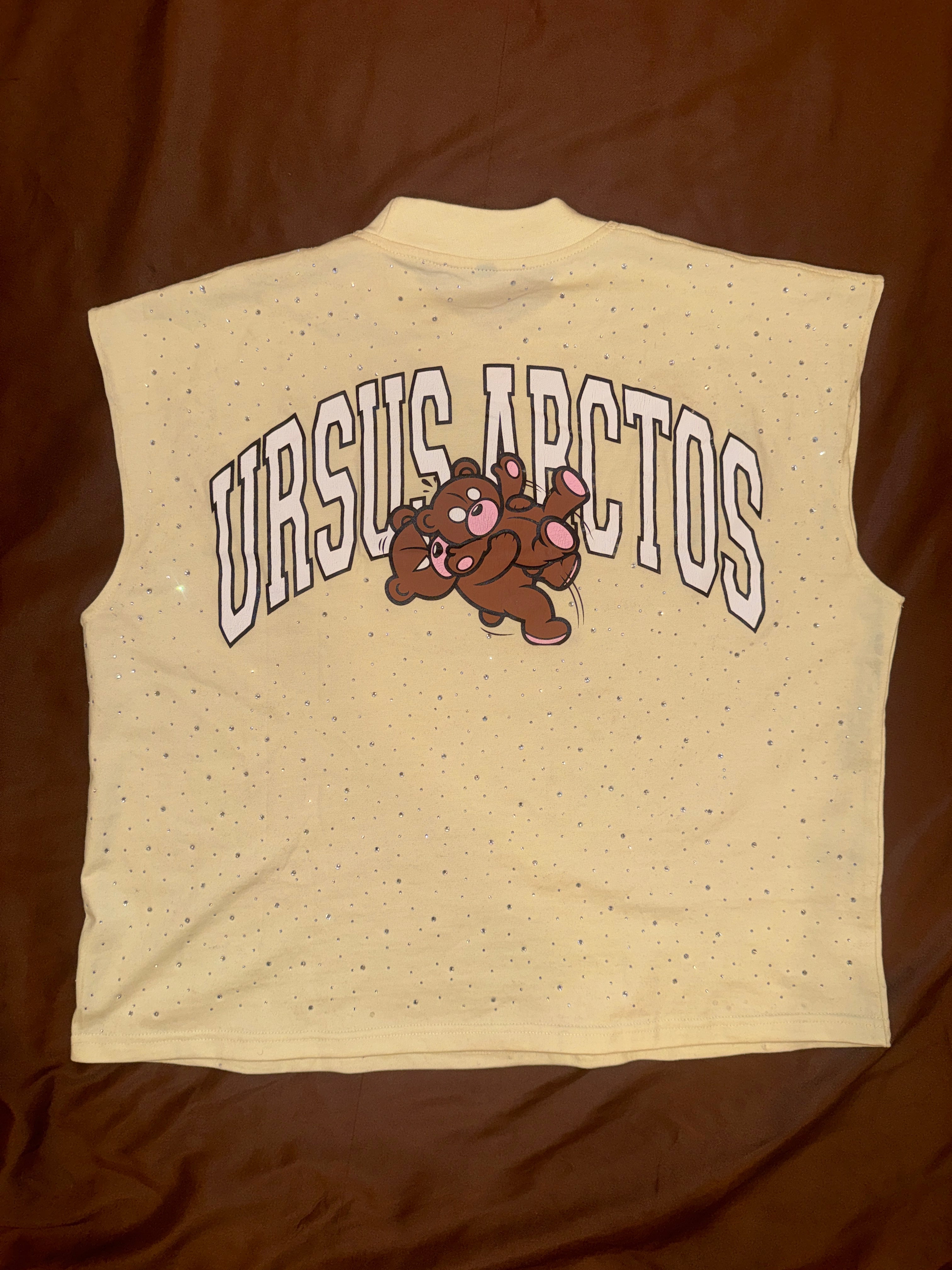 Ursus Arctos Rhinestone Varsity Tank – Speckled Edition
